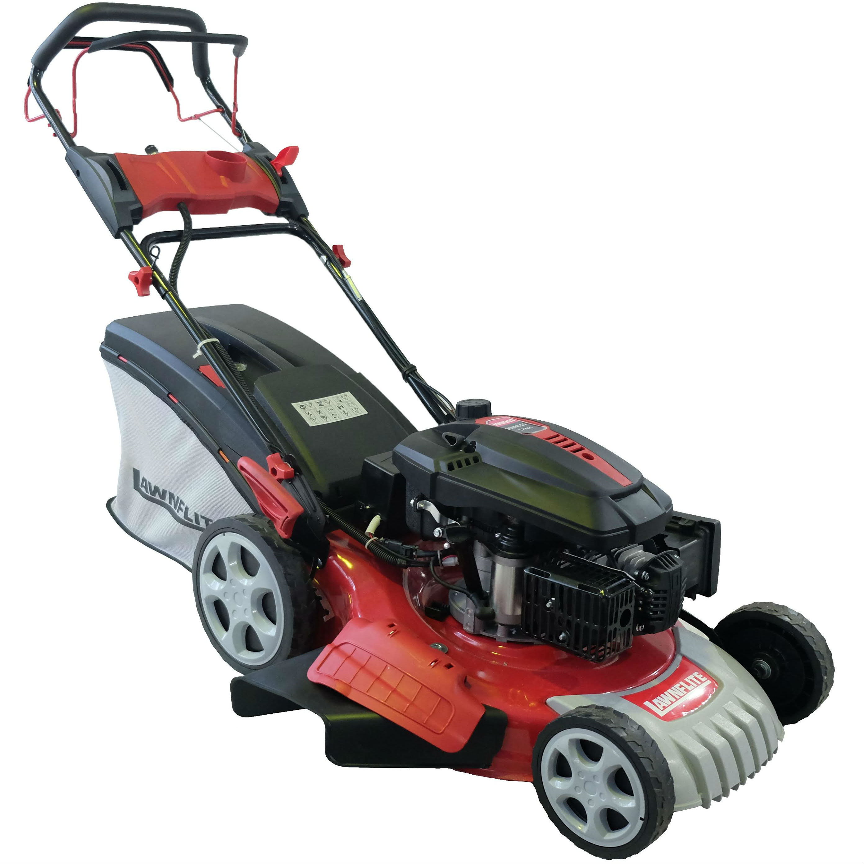 Lawnflite 21 SPW ES 4 in 1 Self Propelled Petrol Lawnmower with Electric Start